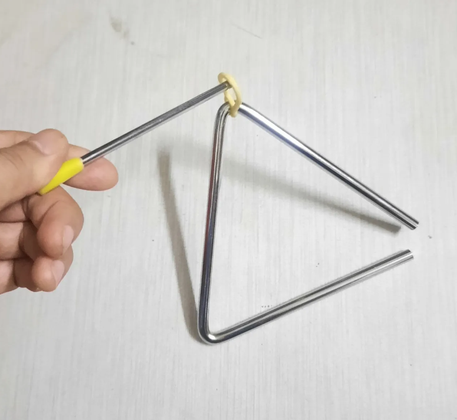 Chuông Kẻng Tam Giác Triangle Bằng Kim Loại
