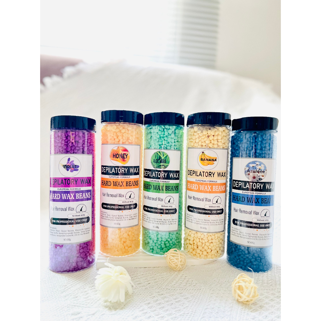 Sáp wax lông nóng dạng hạt hủ 400g Chính Hãng