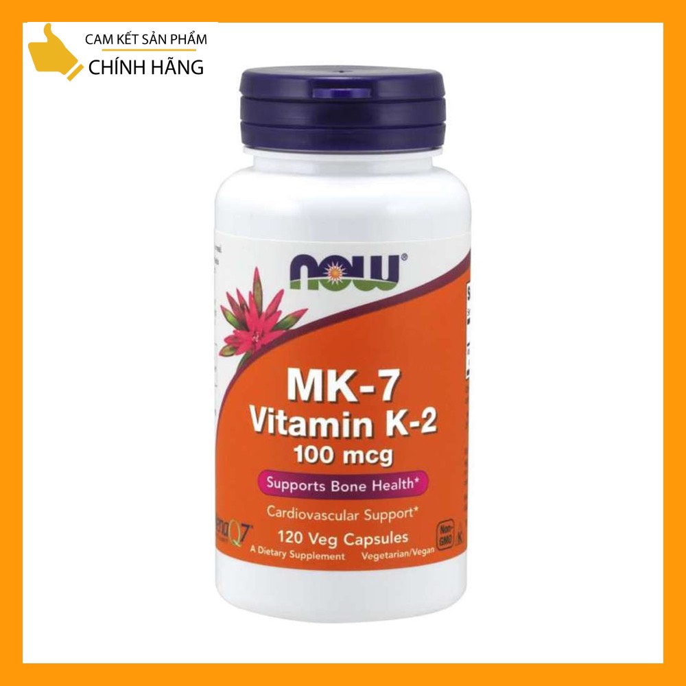 Thực phẩm bổ sung - now vitamin k2 mk7 120 viên