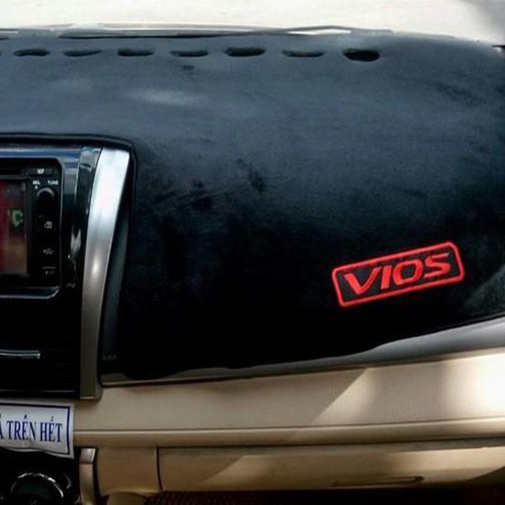 Thảm chống nắng taplo xe vios đời 2014-2017 thảm nhung - vios14