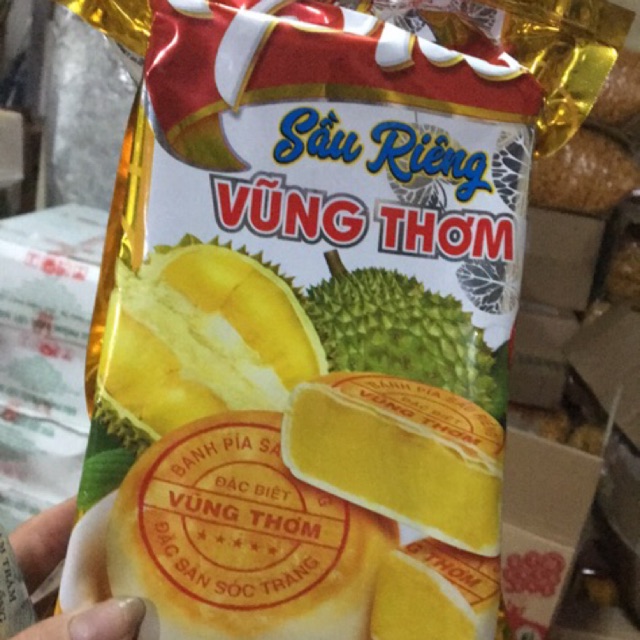 Bánh pía chay hộp 4c nhân đậu xanh sầu riêng (gói bé 6 cái) (gói bé 6 cái) cam kết sản phẩm đúng mô tả chất lượng đảm bảo