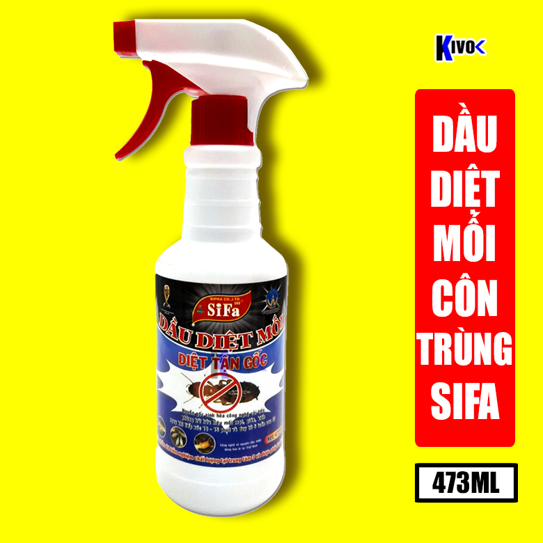 Bình Xịt Diệt Mối Tận Gốc Dạng Chai Xịt SiFa 473ml - Diệt Mối Sinh Sinh Học/ Bình Xịt Côn Trùng, Diệt Dán, Diệt Kiến, Bọ,...-Kivo