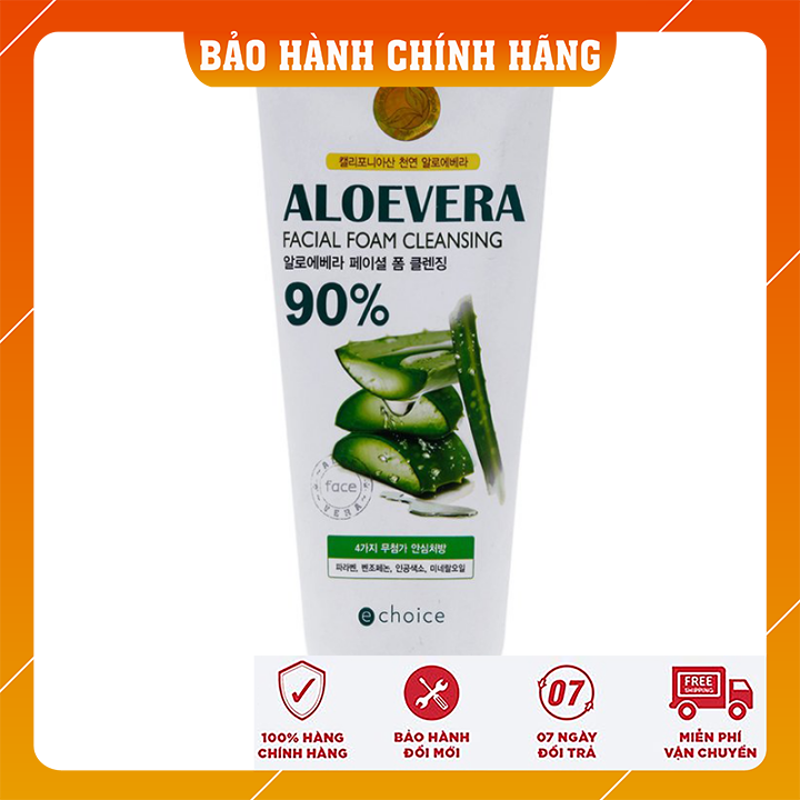 Sữa rửa mặt aloevera facial foam cleasing - from nature