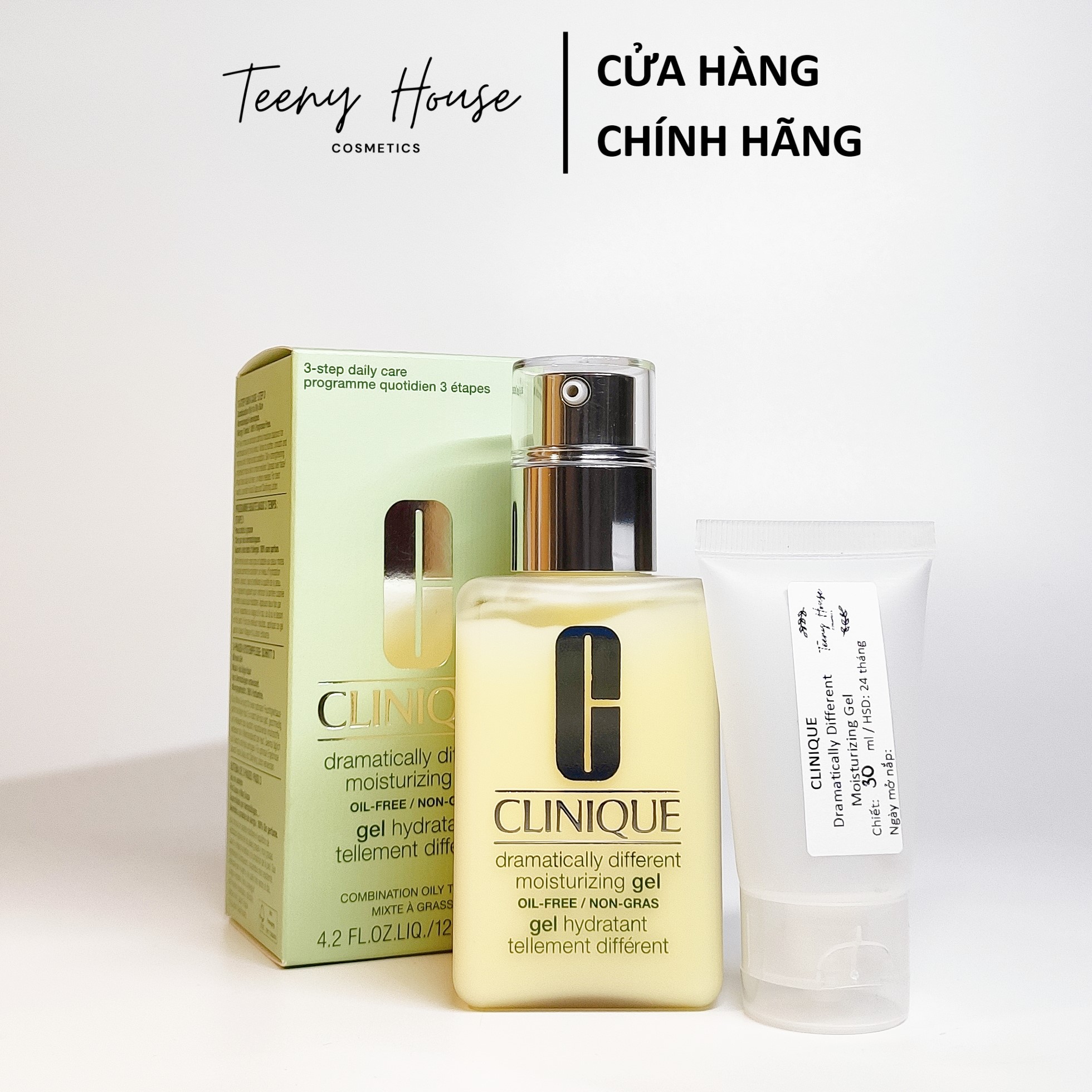 Kem dưỡng CLINIQUE Gel vàng dành cho da dầu Dramatically Different Moisturizing Gel