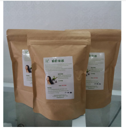 Bồ kết gội đầu gói 40 túi lọc - dưỡng tóc,