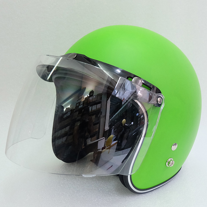 NÓN BẢO HIỂM 3/4 KÈM KÍNH FULLFACEMÀU ?XANH LÁLÓT QUAI CAO CẤPAN TOÀN ĐẠT CHUẨN