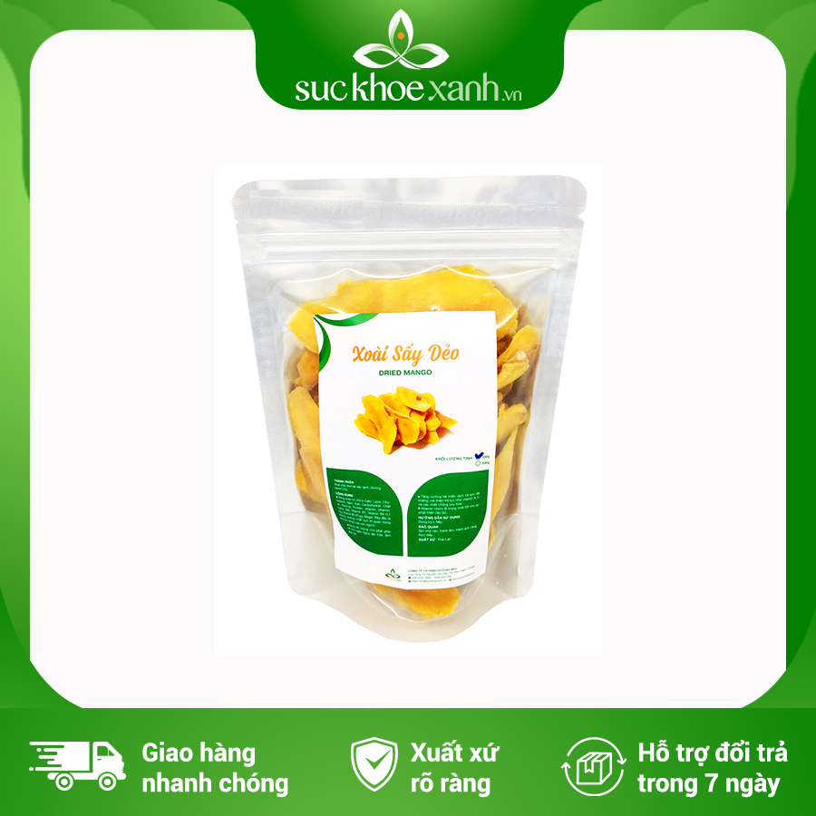 Xoài Cát Hòa Lộc sấy dẻo - 250g/túi - Việt Nam chính hãng