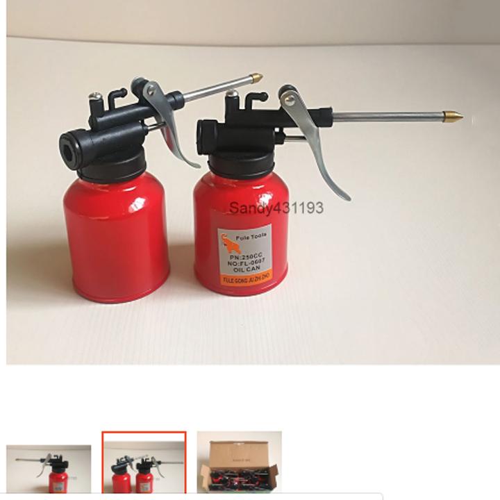 Bình bơm tra dầu máy 250ml màu đỏ