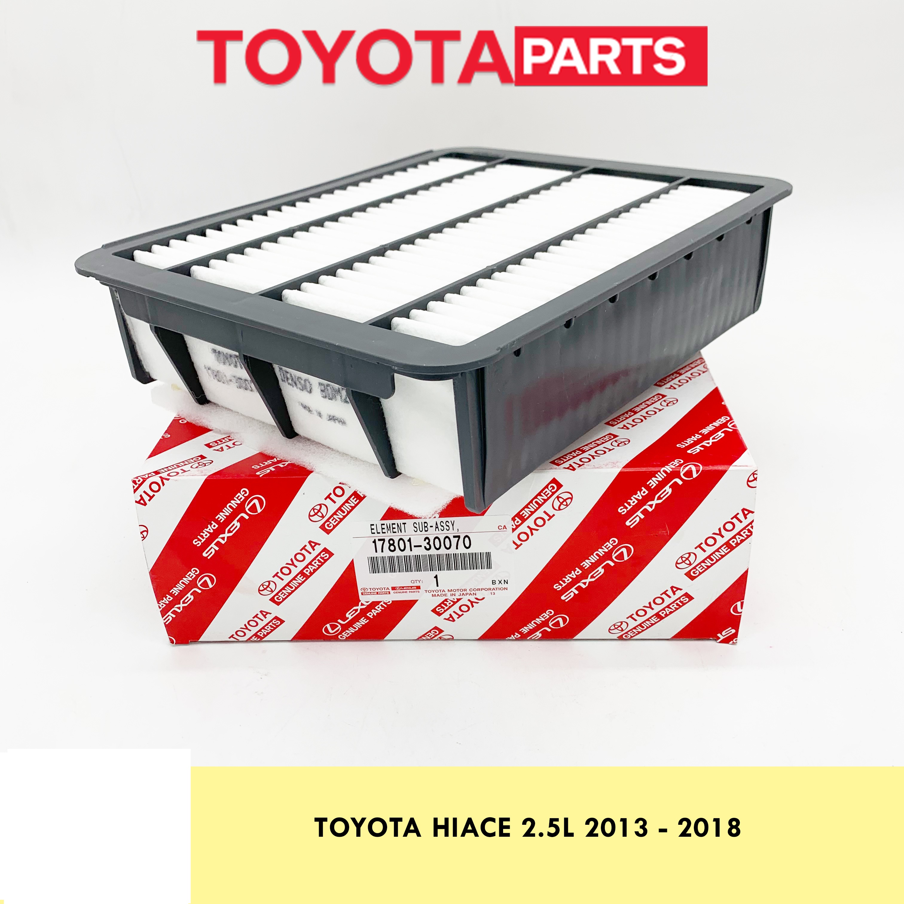 Lọc Gió Động Cơ Toyota Hiace 2013-2018 Mã 17801-30070 Xe Cá Mập
