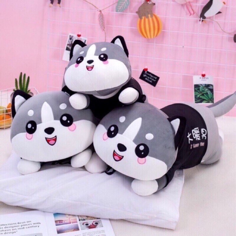 ❤️ sỉ giá xưởng❤️ gấu bông mèo alaska siêu mềm mịn, thú bông gấu ôm mèo bi xám mèo bông loại 1m siêu dễ thương