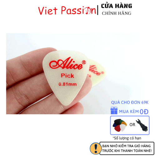 Pick gảy phát sáng, phím gảy guitar ukulele có huỳnh quang phát sáng ban đêm Viet Passion