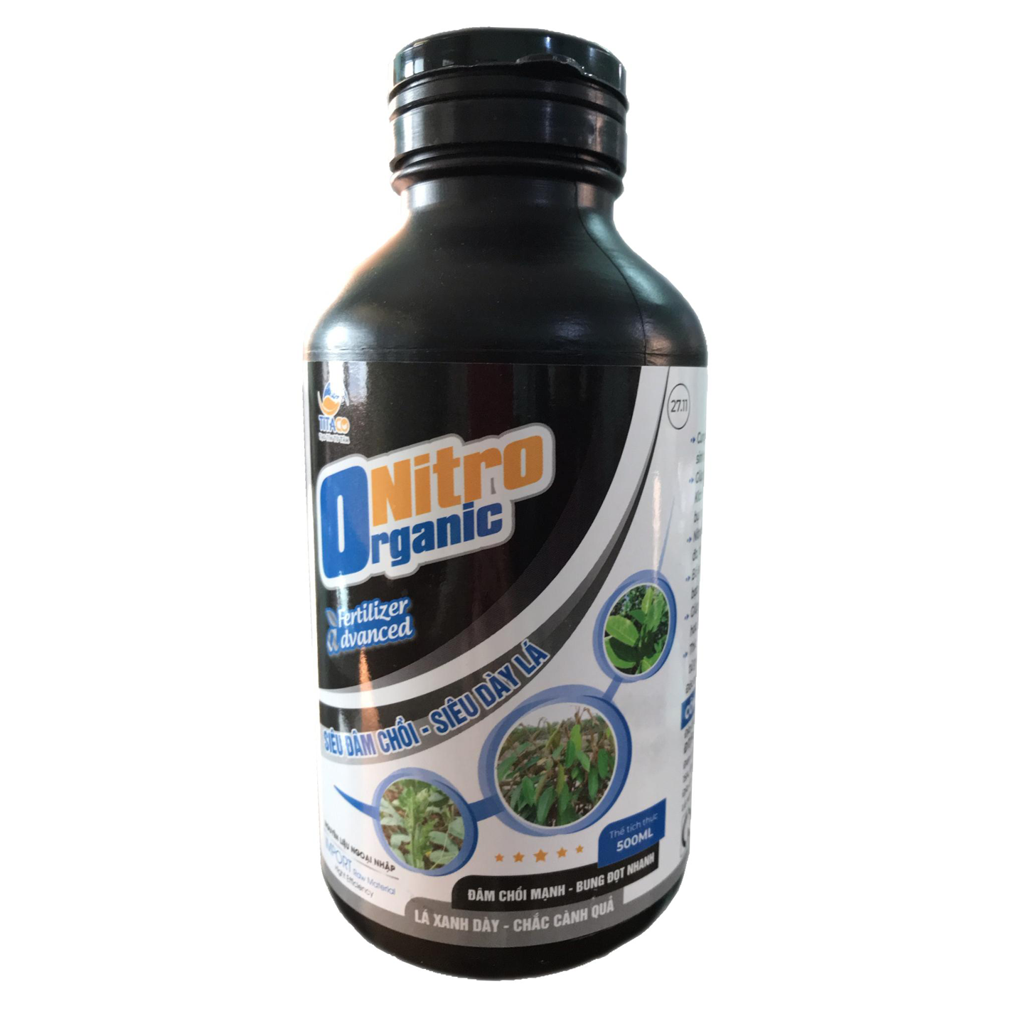 Phân bón lá Nitro organic siêu đâm chồisiêu dày lá đâm chồi mạnh, bung đọt nhanh
