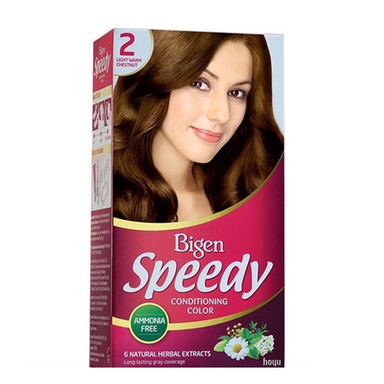 Thuốc nhuộm tóc bigen số 2 speedy conditioning color chính hãng_mac.beauty