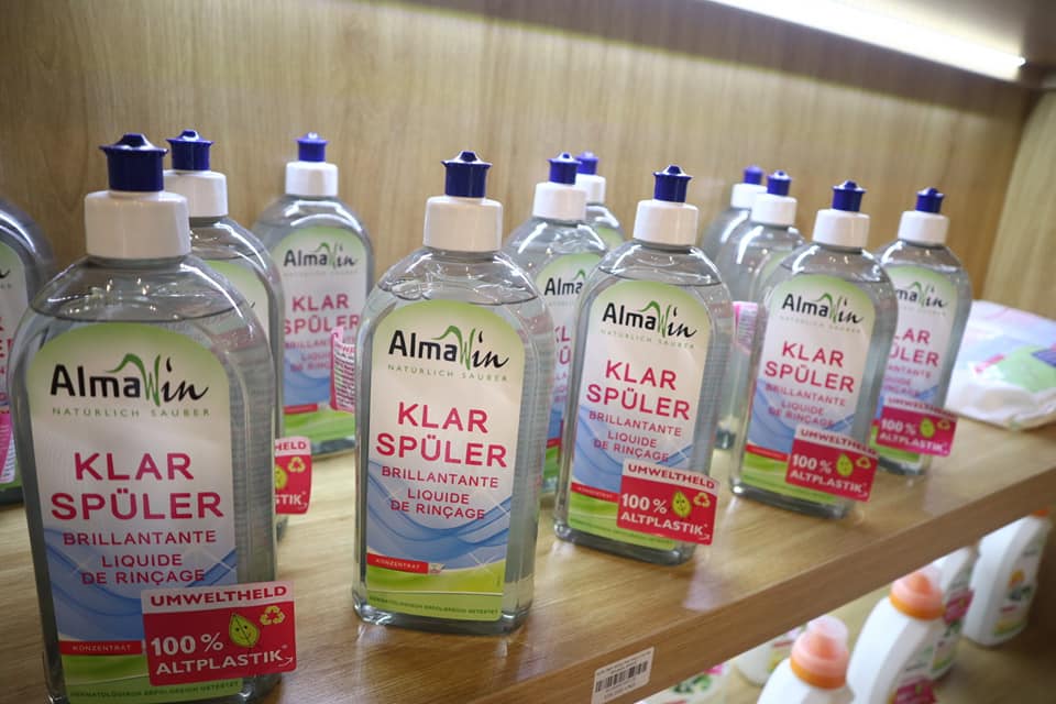 Nước làm bóng cho máy rửa bát Almawin 500ml - Sản phẩm hữu cơ nhập khẩu Đức