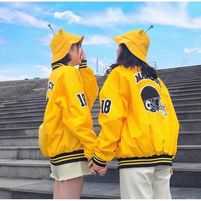 Áo khoác bomber nam nữ,mẫu mới chất dù 2 lớp cao cấp