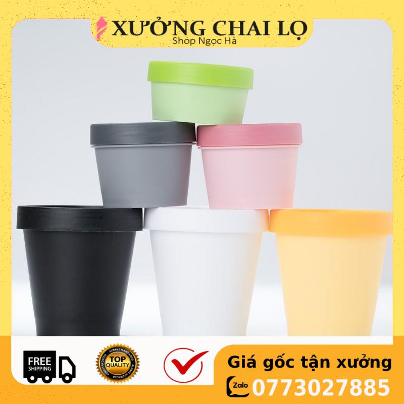Hũ ly thái 200g đựng kem, chiết mỹ phẩm