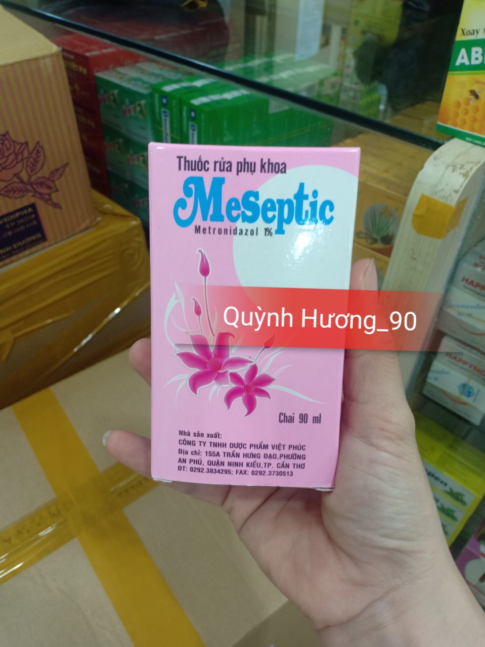 Nước rửa phụ khoa meseptic chai 90ml