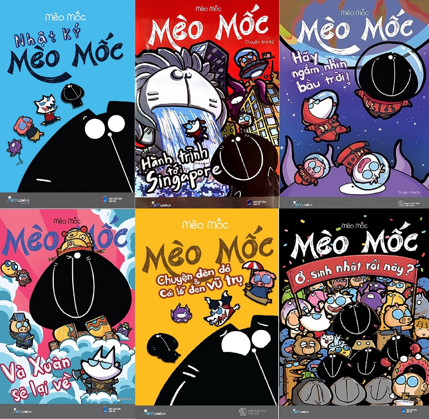 Nguyetlinhbook - Bộ 6 cuốn mèo mốc.