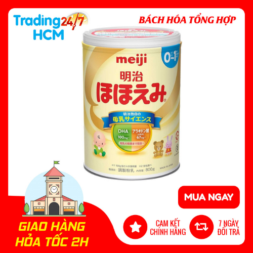 Sữa meiji 800G số 0 nội địa Nhật Bản