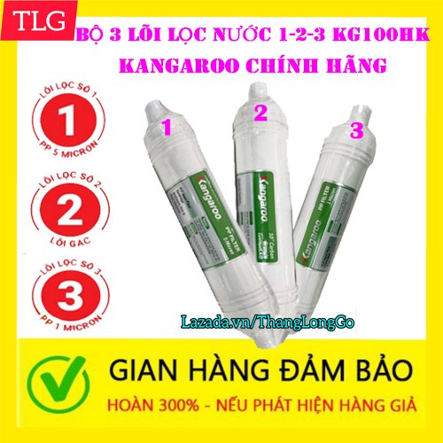 BỘ 3 LÕI KANGAROO SỐ 1-2-3 CHO MÁY KG100HK - KG10A6 - KG10A5 - KG10A4 - KG100ES - KG100EO - KG100ES1