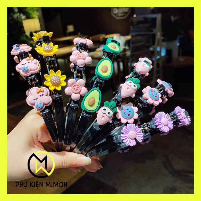 Cài tóc thiết kế hình hoa quả dễ thương cho bé gái - phụ kiện mimon