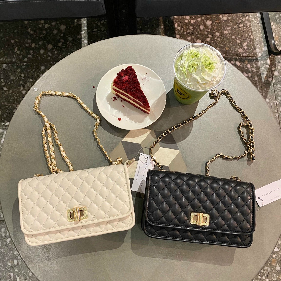 Túi đeo chéo mini chần chỉ zize: 20cm (2 nhóm màu) túi đeo chéo nữ chuẩn auth CK2-70680498