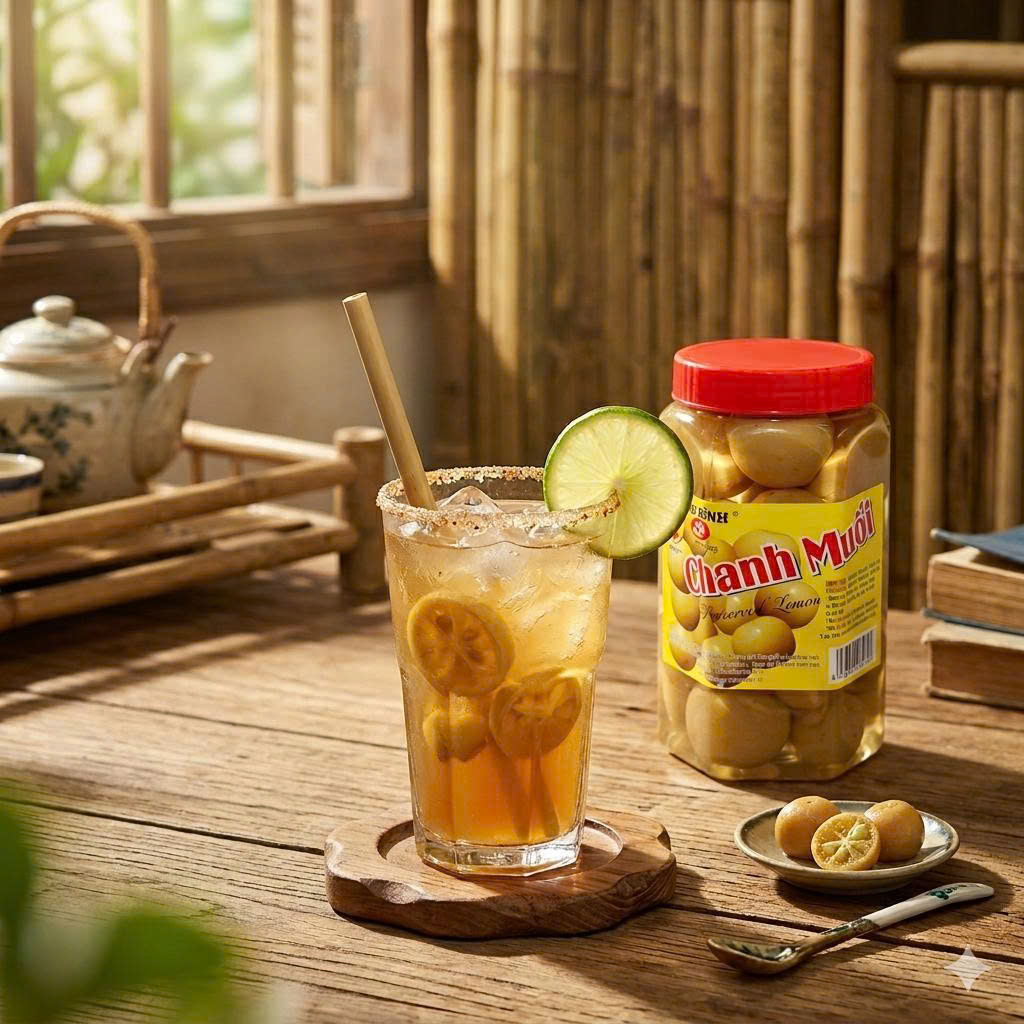 Combo 2 Hũ Chanh Muối Thanh Bình 1,2kg - Sản xuất Việt Nam