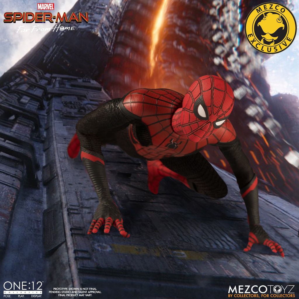 HCM][Order báo giá] Mô hình chính hãng Mezco: Spiderman (Far From Home) |  