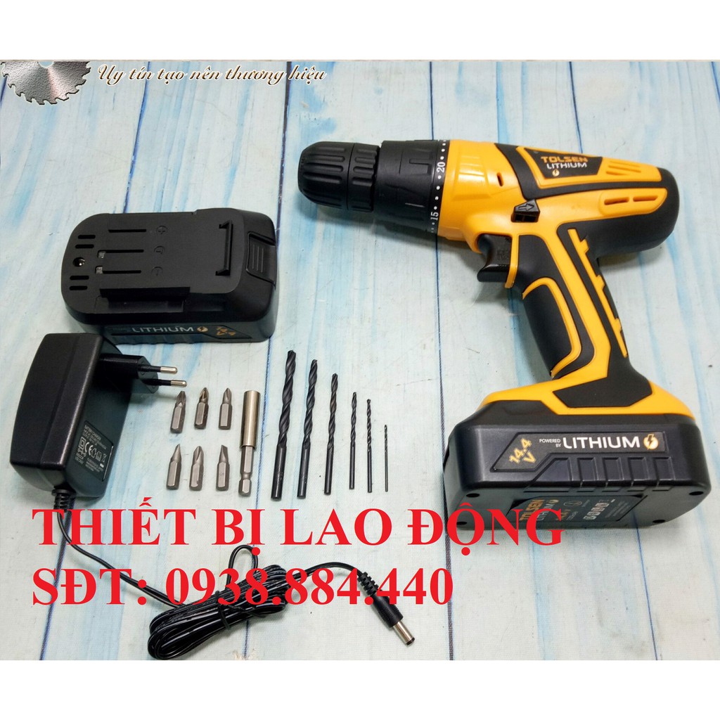 Máy khoan pin 14.4v tolsen 79016