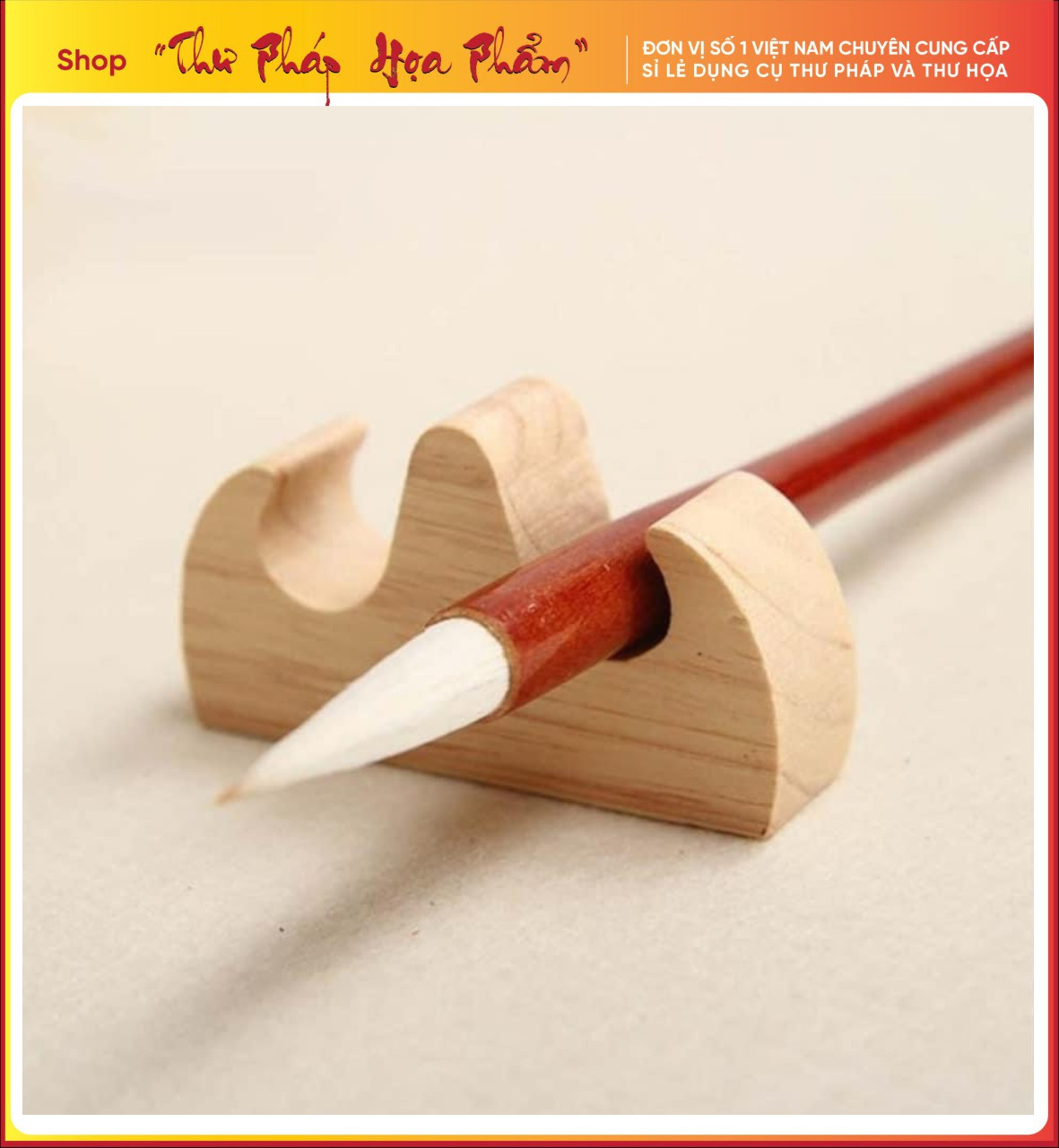 Gác bút gỗ thư pháp gỗ Xoan thư pháp họa phẩm giá rẻ