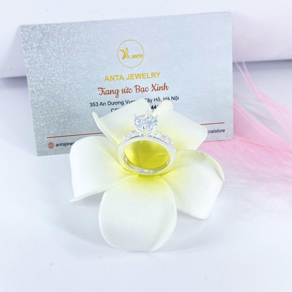 Nhẫn nữ , đính đá nhân tạo đẳng cấp omzi jewlery atj5507-p