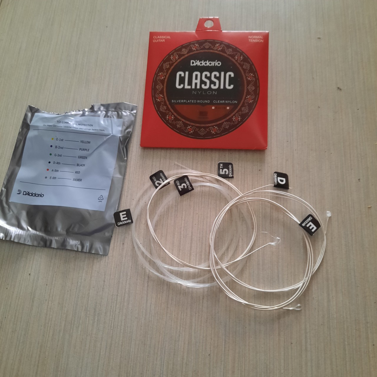 Dây đàn guitar Classic D'Addario EJ27n, Dây đàn guitar nylon daddario EJ27N