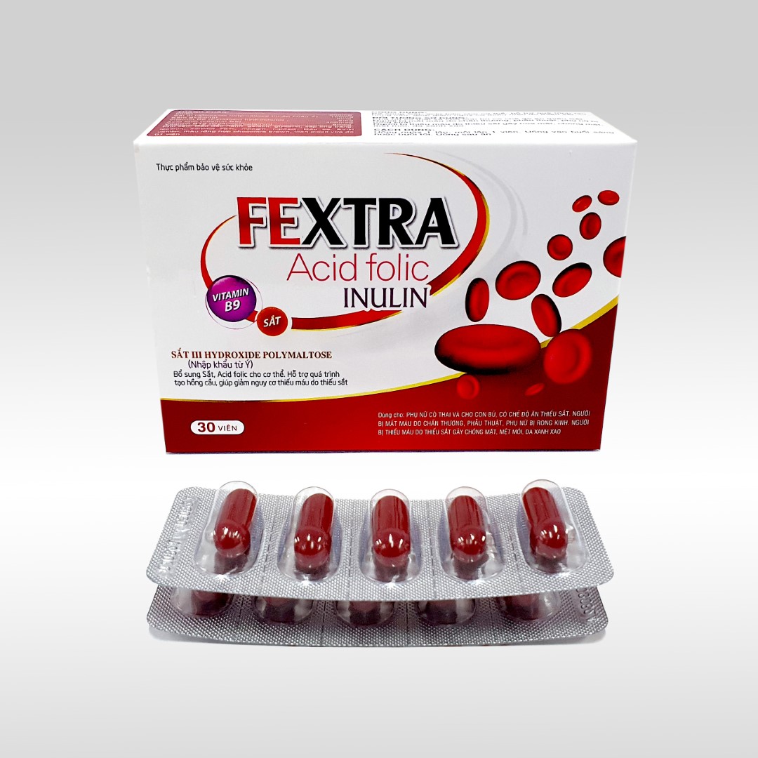 Viên uống bổ sung Sắt và Acid Folic FEXTRA