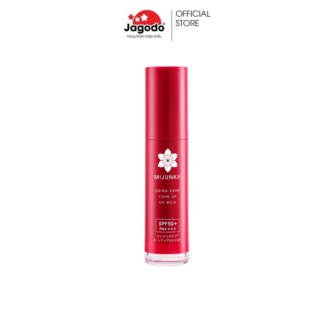 Kem chống nắng mijunka aging care toneup uv milk spf50+/pa++++ 30ml
