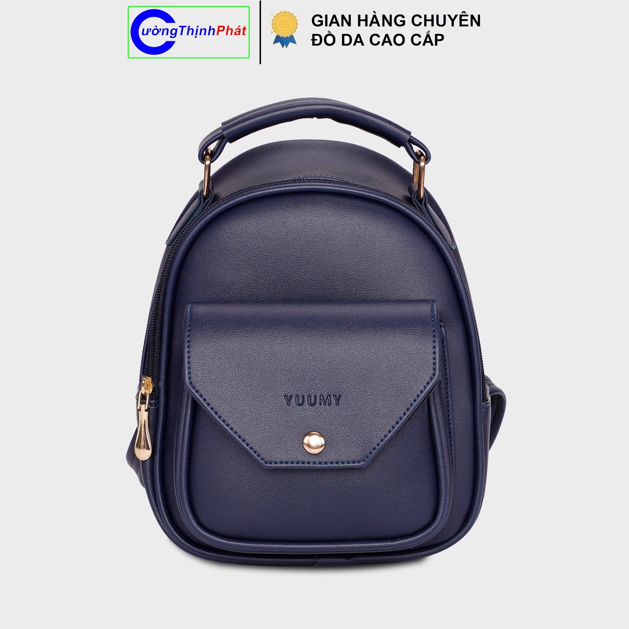 Ba lô nữ mini thời trang YUUMY BL022 phong cách trẻ trung năng động kích thước 23x75x18cm da cao cấp không bong chóc bền đẹp nhiều màu