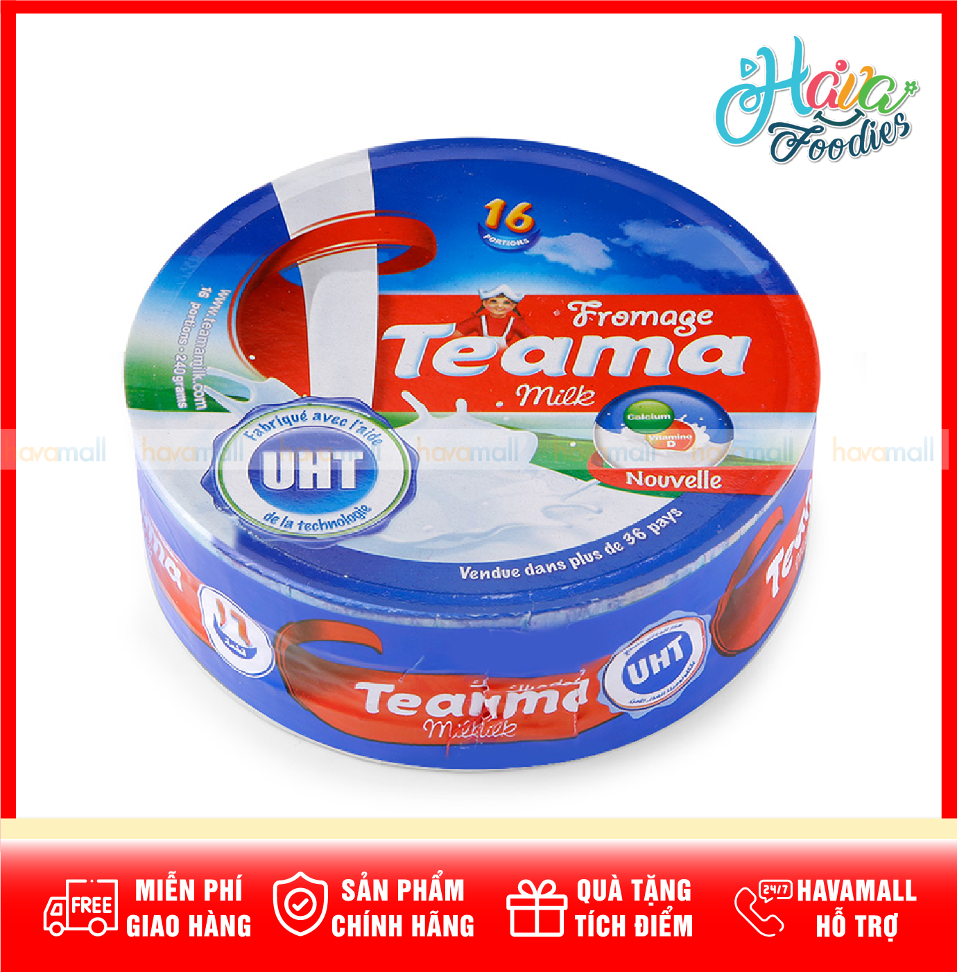 [ HÀNG CÔNG TY NHẬP KHẨU ] Phô Mai Teama - Teama Processed Cheese