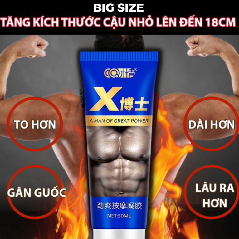 Kem làm to cậu bé nhanh chóng khổng lồ chỉ sau 1 liệu trình cậu bé 18cm -20cm