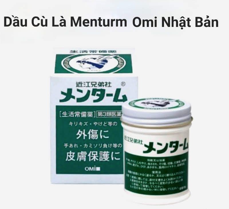 Dầu Cù Là Omi Menturm Nhật Bản 85g