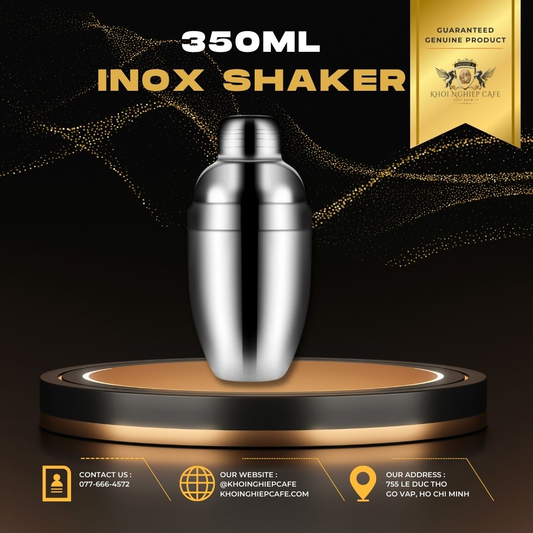 Shaker Bình lắc 350ml Bình lắc cocktail Bình lắc pha chế inox