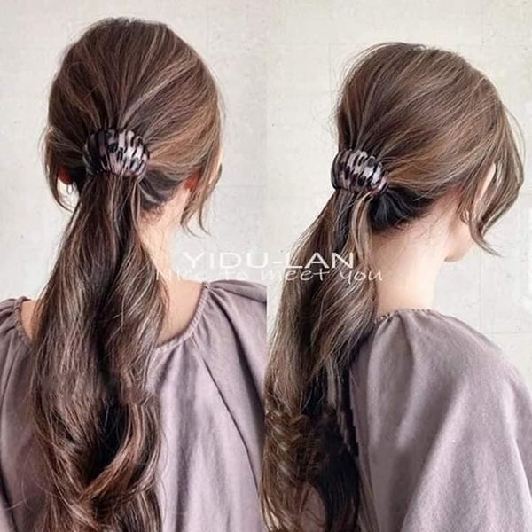 Búi tóc chụp - Búi tóc nụ hoa - Chụp búi tóc tròn co giãn thông minh