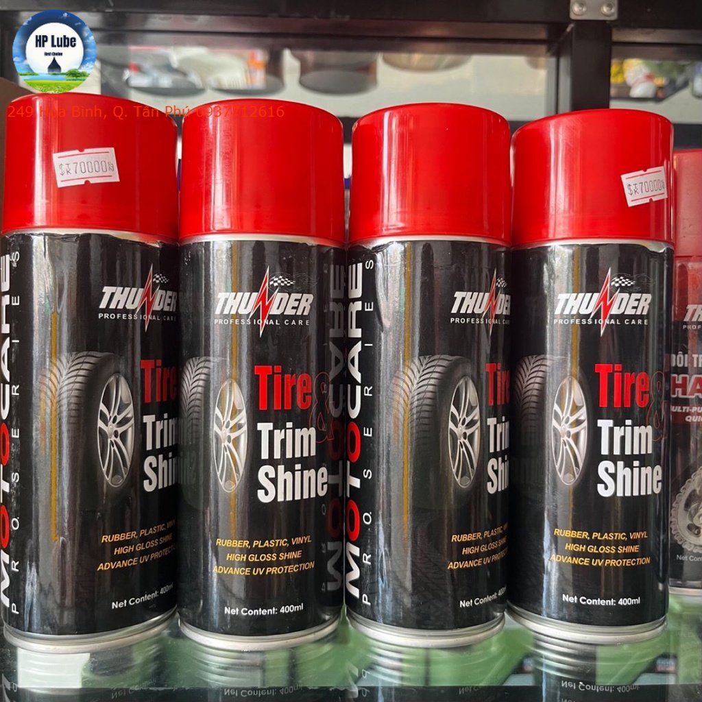 Chai Xịt Phục Hồi Nhựa Nhám, Dưỡng Nhựa Nhám Thunder, Phục hồi nhựa đen nhám, làm mới nhựa nhám xe
