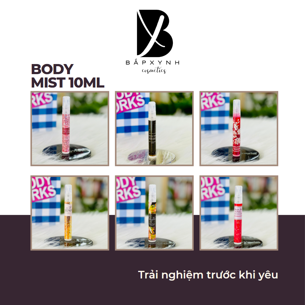 Xịt thơm toàn thân - body mist Bath and Body Works chính hãng Mỹ 10ml