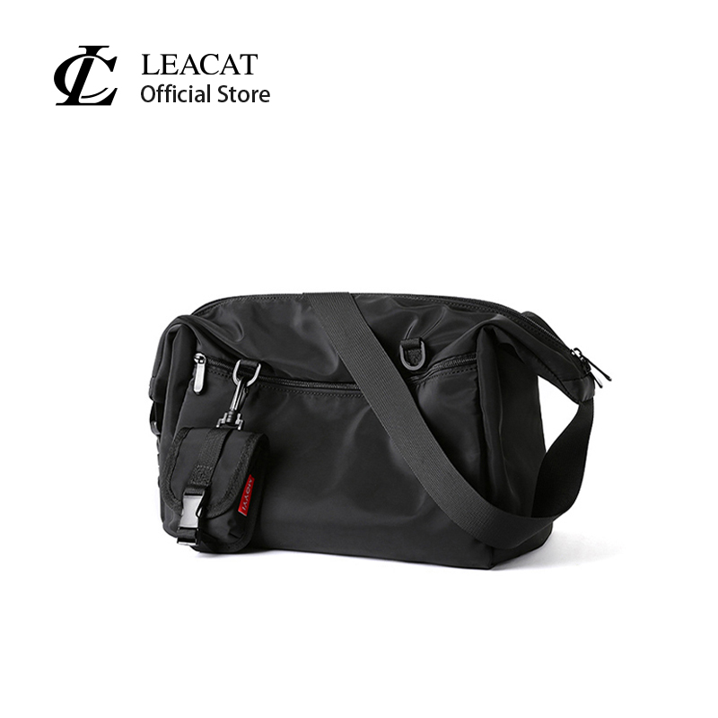 Leacat Men shoulder bag Korean multifunctional bag Leisure postman bag Work clothes crossbody bag