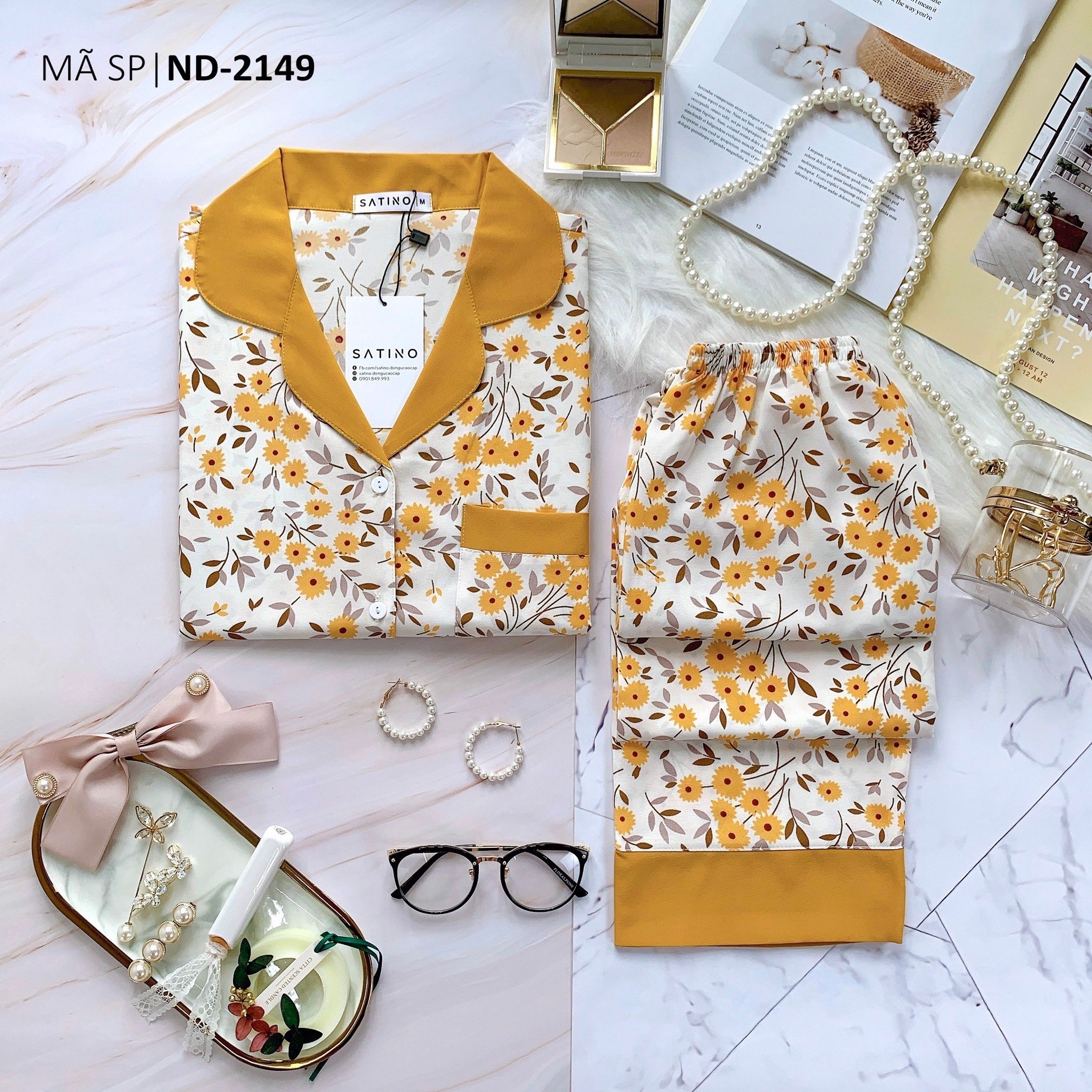 Pijama tnqd - daisy mustard
