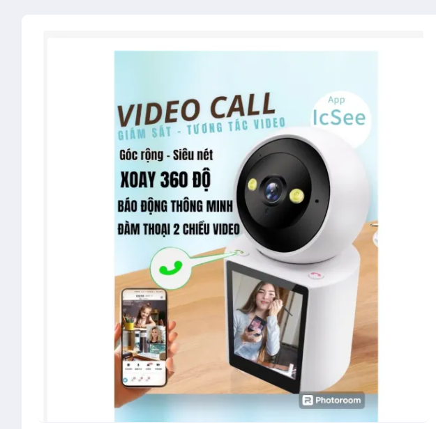 Camera Yoosee Wifi Giám Sát Có Màn Hình gọi video call C30 - Gọi Video Trực Tiếp