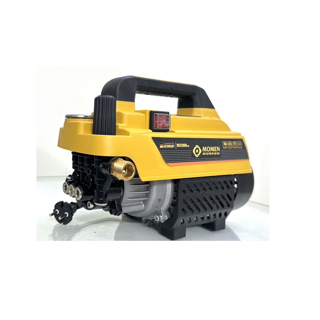 Máy rửa xe mini áp lực cao momen 2000w chính hãng, áp lực cực khỏe, bảo hành 3 năm, lỗi 1 đổi 1
