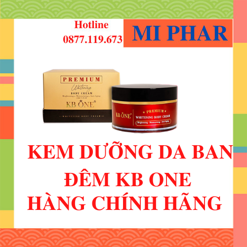Kem dưỡng trắng da toàn thân ban đêm body kbone -200g