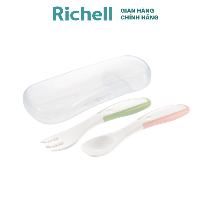 Bộ muỗng và nĩa richell tli bước 3 | baby
