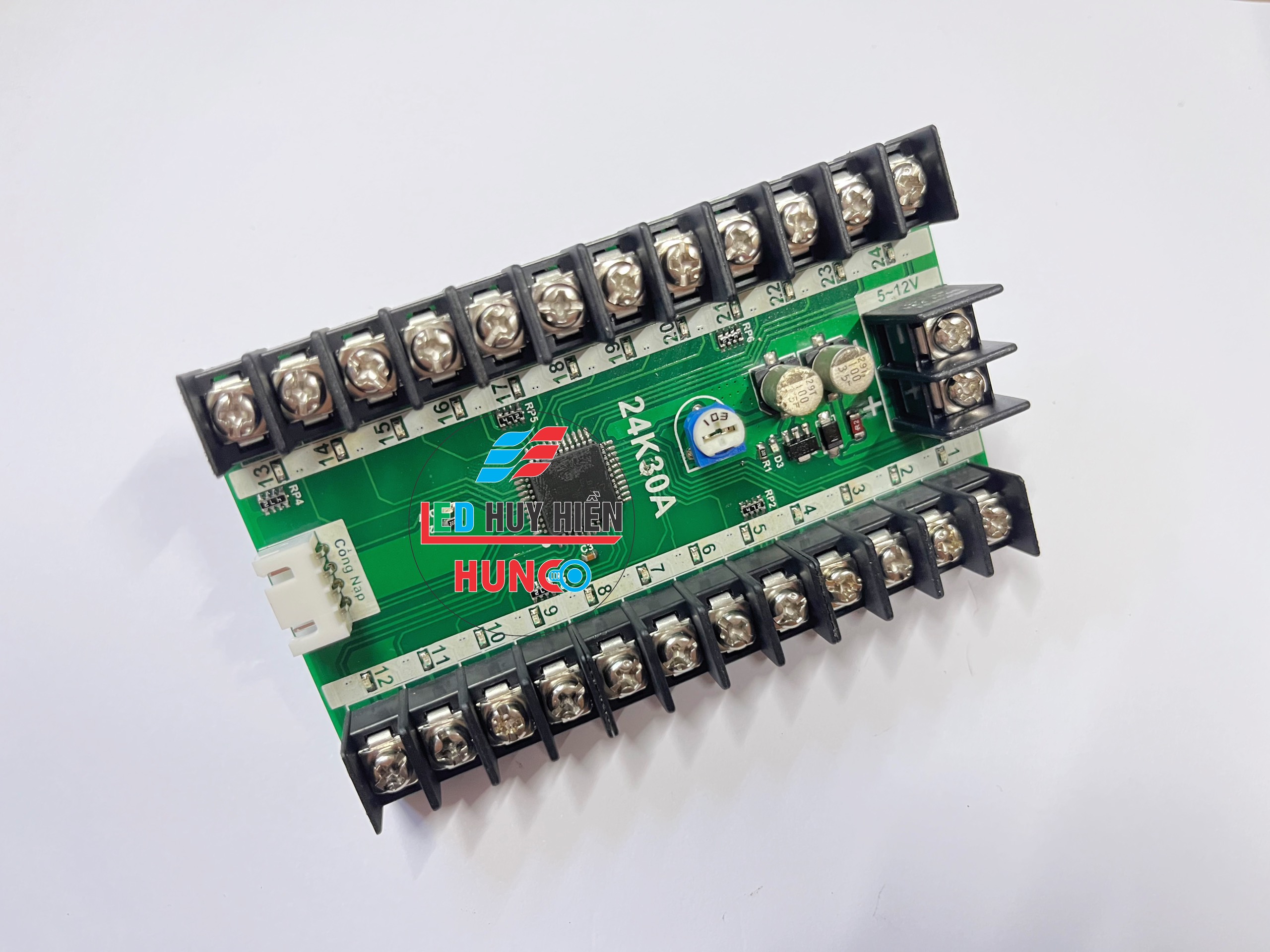 Mạch điều khiển led vẫy 4u công suất 24 kênh 30a, 24 kênh 6a