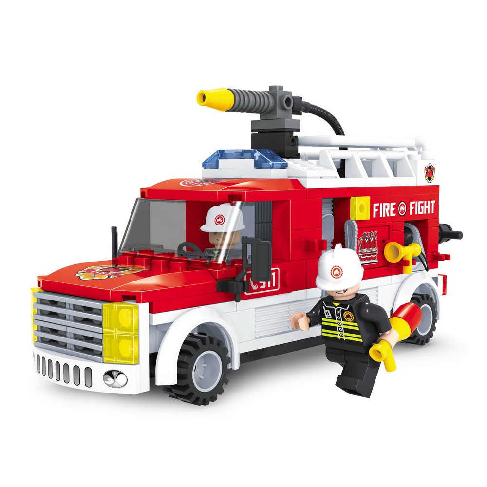 Non lego Lắp Ghép Sở Cứu Hỏa 210 mảnh Ausini 21502